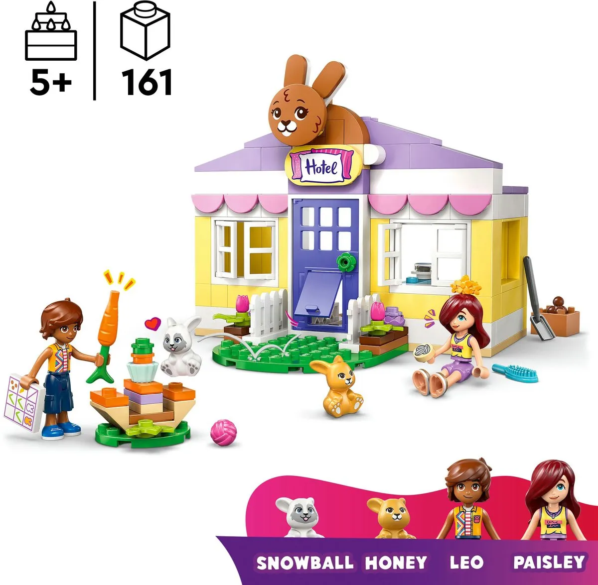 LEGO Friends Hasenhotel 42679 - 2 Minifiguren - Multicolor