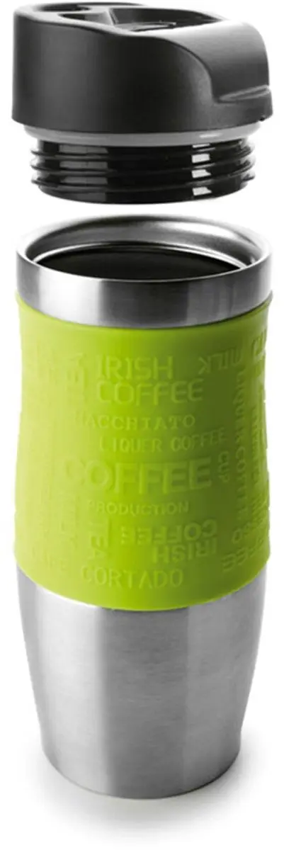 Ibili 400ml Thermosbeker - Groen/Zilver