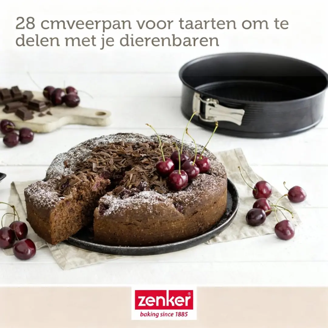 Zenker Set van 2 Springvormen 28cm - Zwart