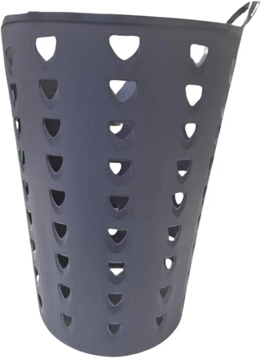 Excellent Houseware Flexibele Wasmand 60L - Antraciet