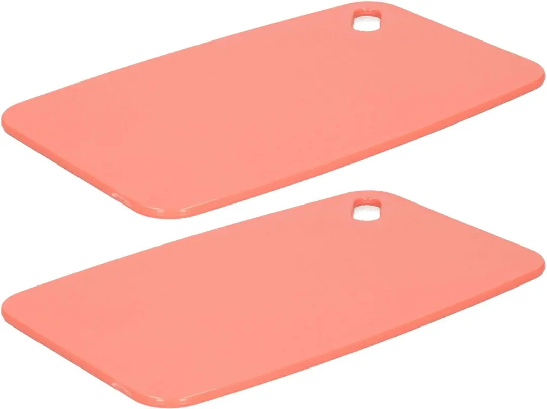 Excellent Houseware Snijplank 24x15cm - 2 Stuks - Zalmroze