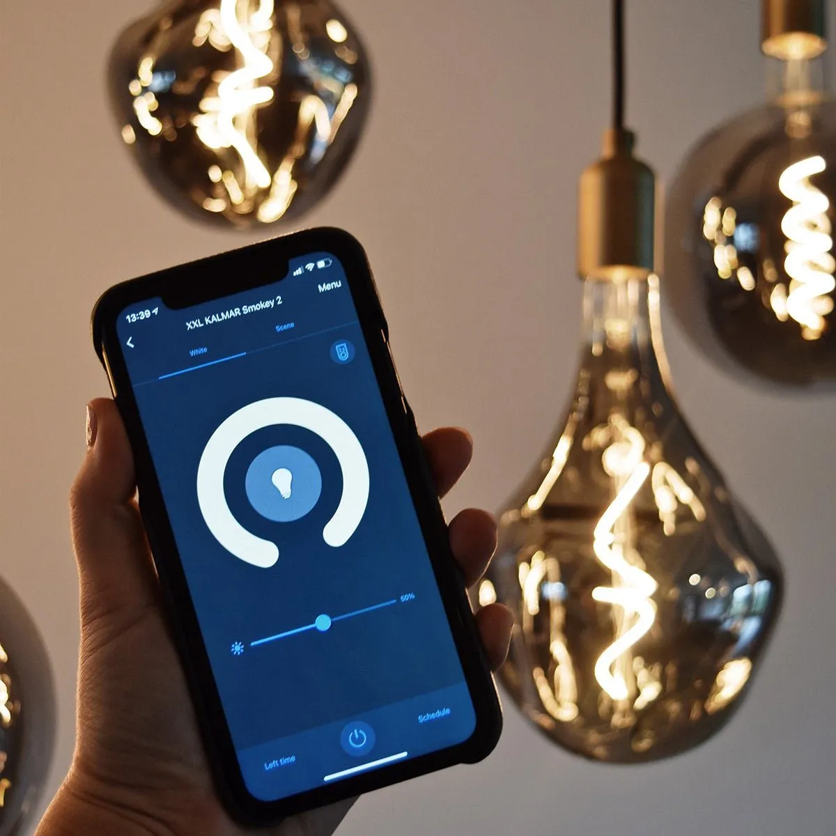 Calex Slimme LED Filament Lamp XXL 5W - Rookglas - 1800K