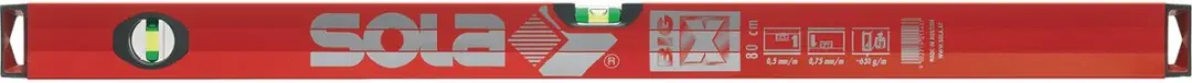 Sola BIG X 3 Aluminium Waterpas 1500mm - Rood