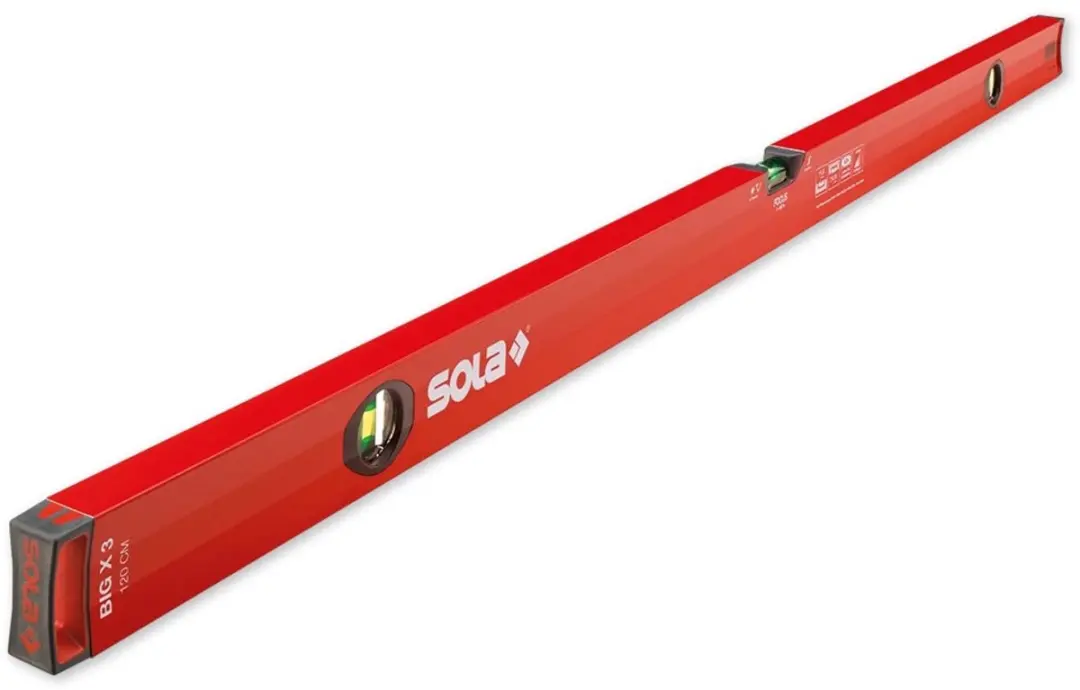 Sola BIG X 3 Aluminium Waterpas 1500mm - Rood