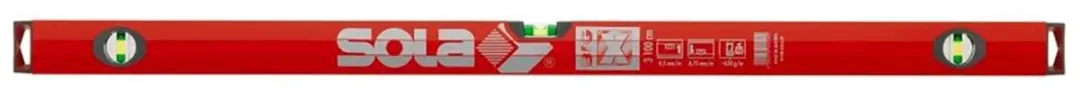 Sola BIG X 3 Aluminium Waterpas 1500mm - Rood