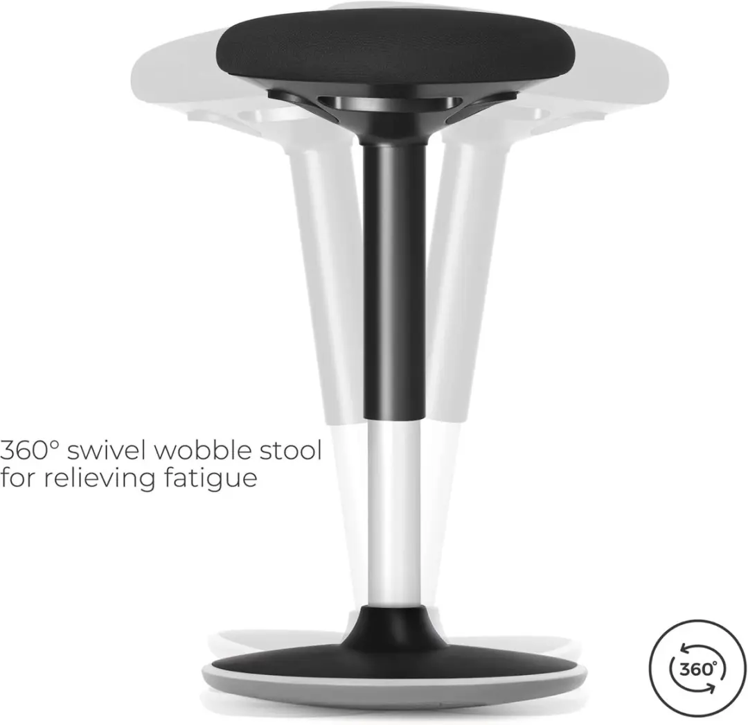 Songmics OSC05BK Bureaukruk - 56-81cm Zwart