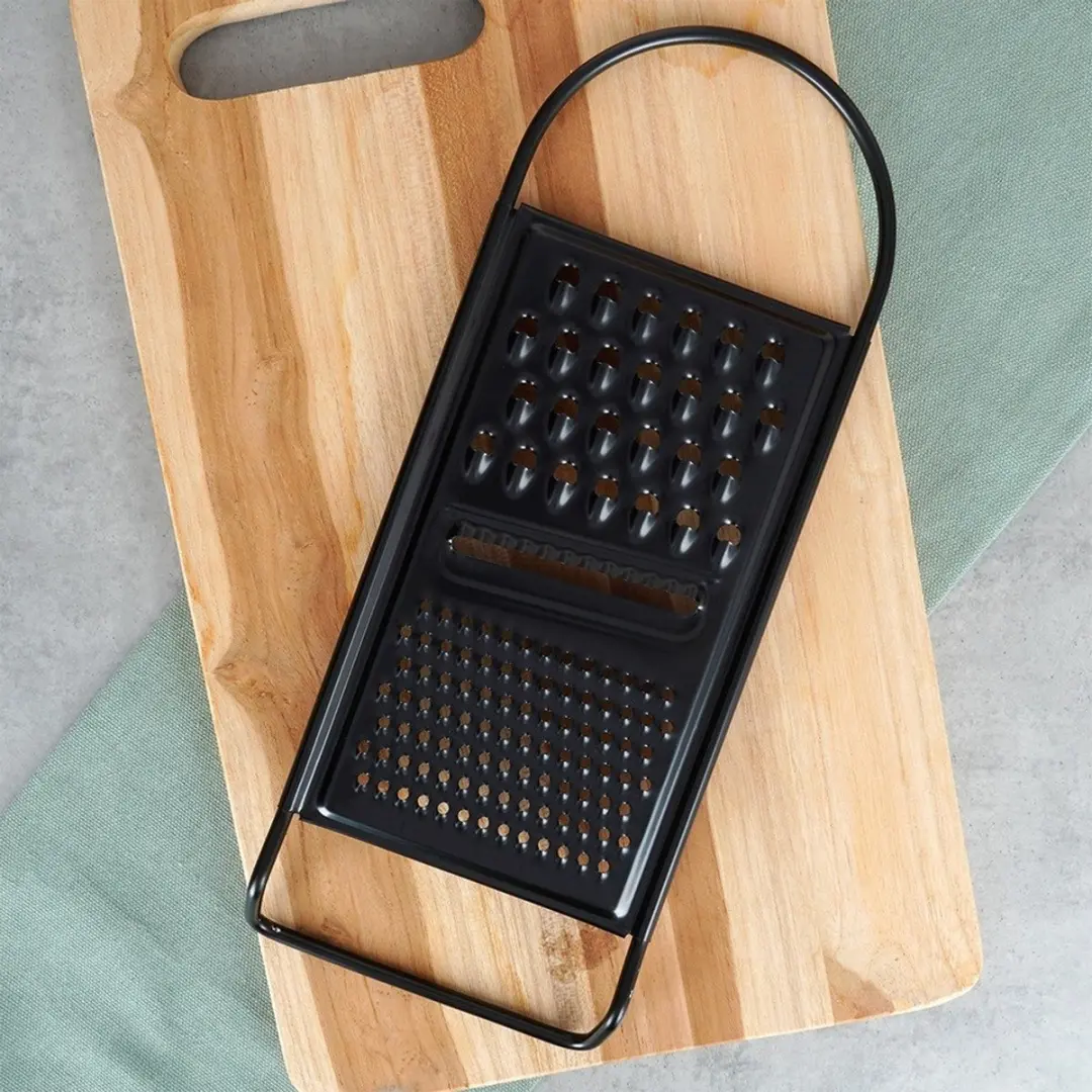 Excellent Houseware EH-24050 Keukenrasp - Zwart - 29x11cm - afbeelding 6 van 6