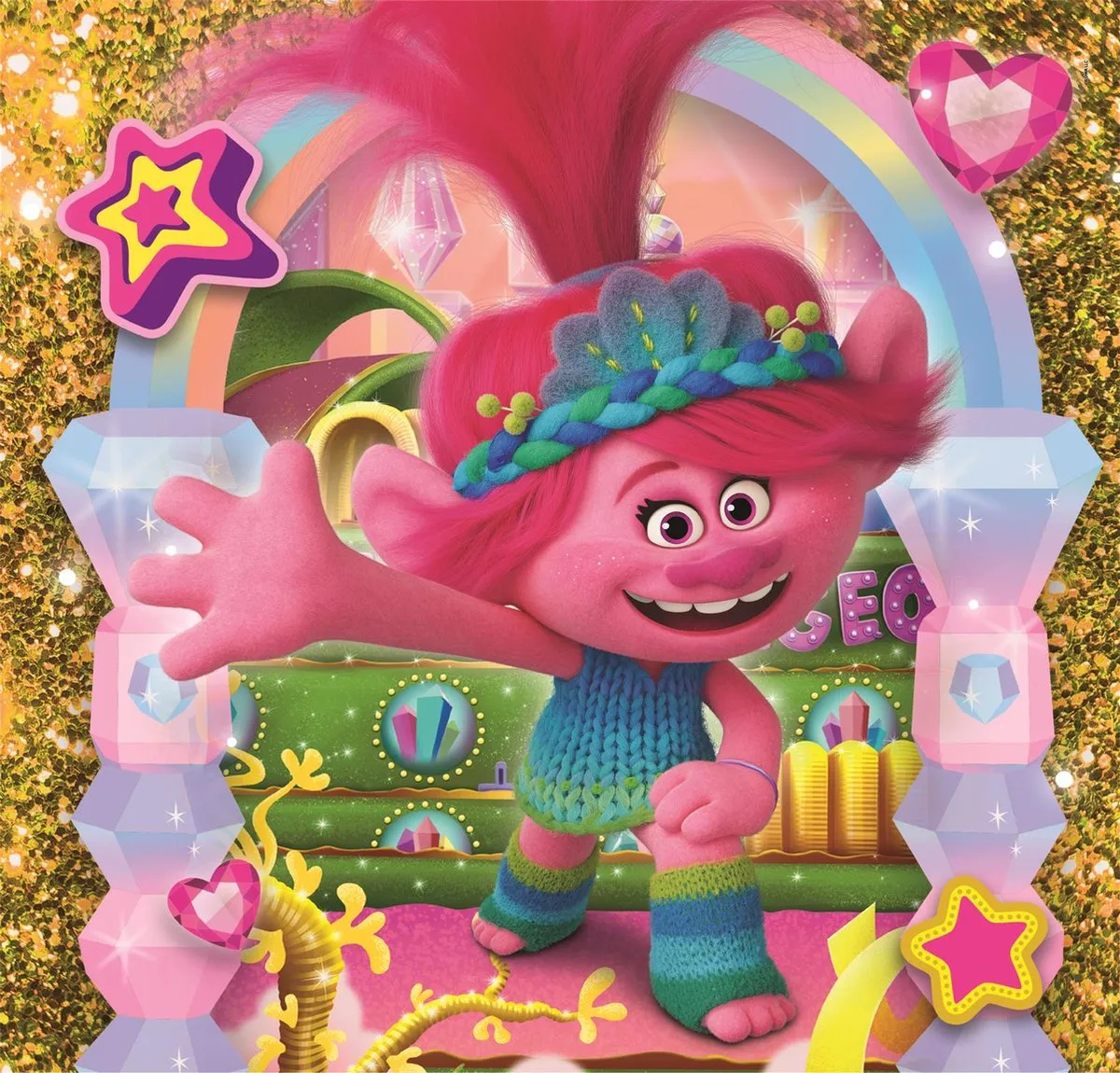 Clementoni Trolls 3 Puzzels 144 Stuks - 4+ jaar - afbeelding 6 van 6