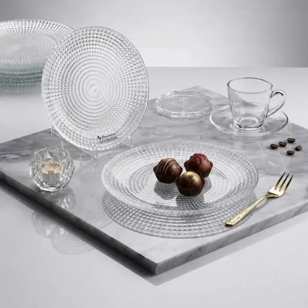 Pasabahce Generation Dessertborden Set 6 - Ø15cm Transparant