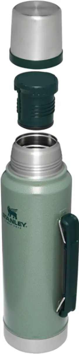 Stanley Classic Legendary Thermosfles 1L Hammertone Groen