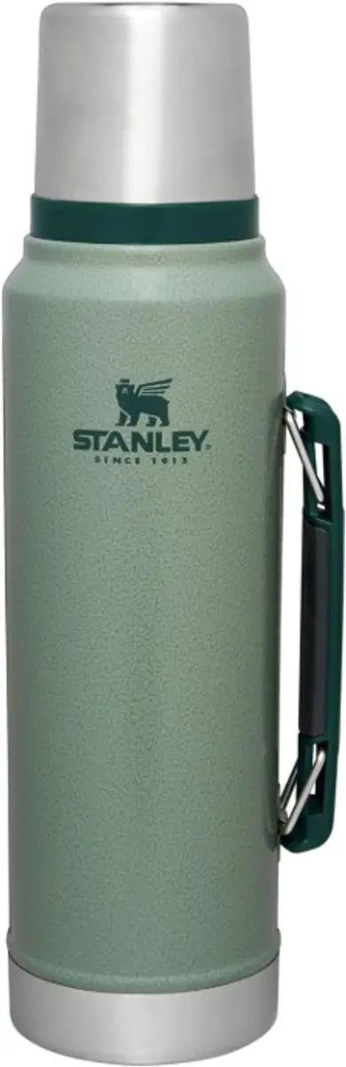 Stanley Classic Legendary Thermosfles 1L Hammertone Groen