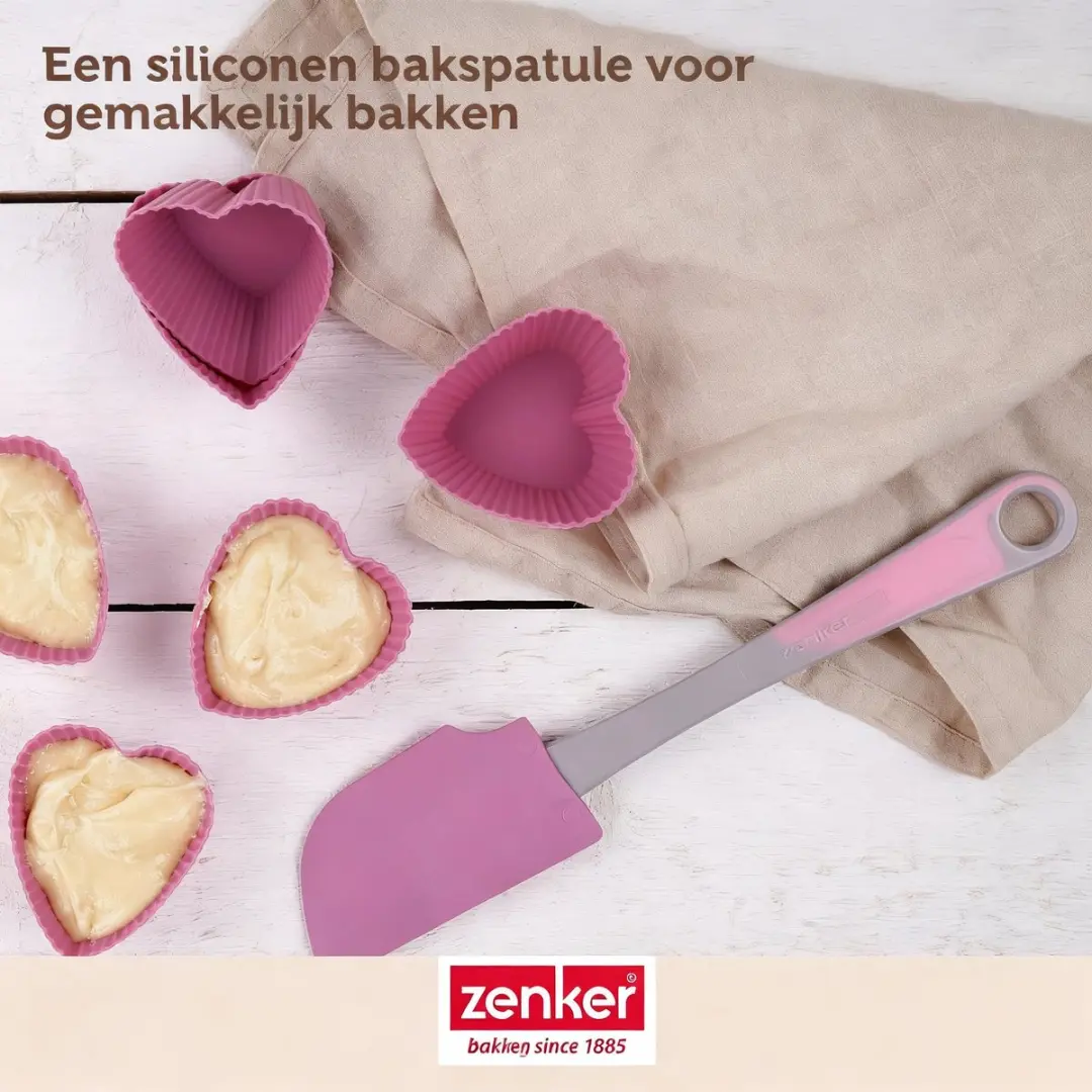 Zenker Bakkersset - Panettonevorm 18cm + 2 Kommen + Maatbeker + Spatel - Zwart