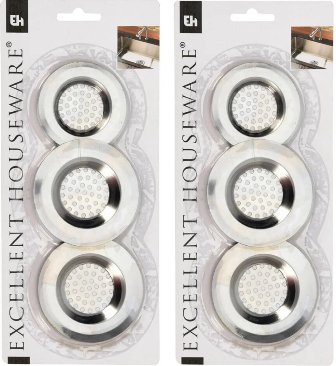 Excellent Houseware Gootsteenfilters 6x