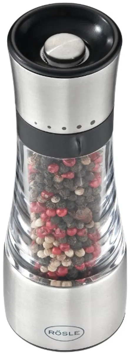 Rösle Kruidenmolen 5 standen - Glas/RVS - Zilver - afbeelding 2 van 3
