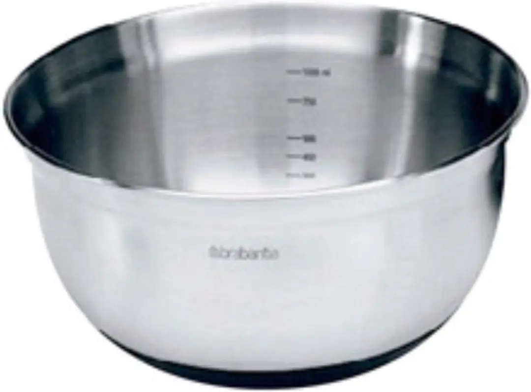 Brabantia Profile Beslagkom 3L - Matt Steel/Zwart