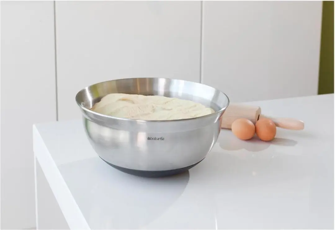 Brabantia Profile Beslagkom 3L - Matt Steel/Zwart