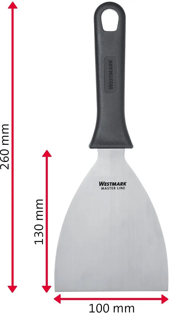 Westmark Master Line Schraper/Grillspatel 10x13cm - 2 Stuks