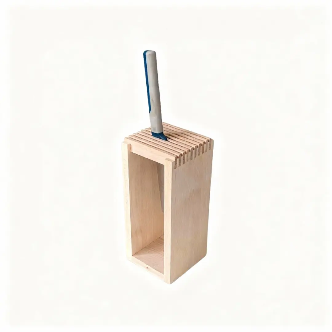 Fackelmann Boissellerie Houten Messenblok 56772