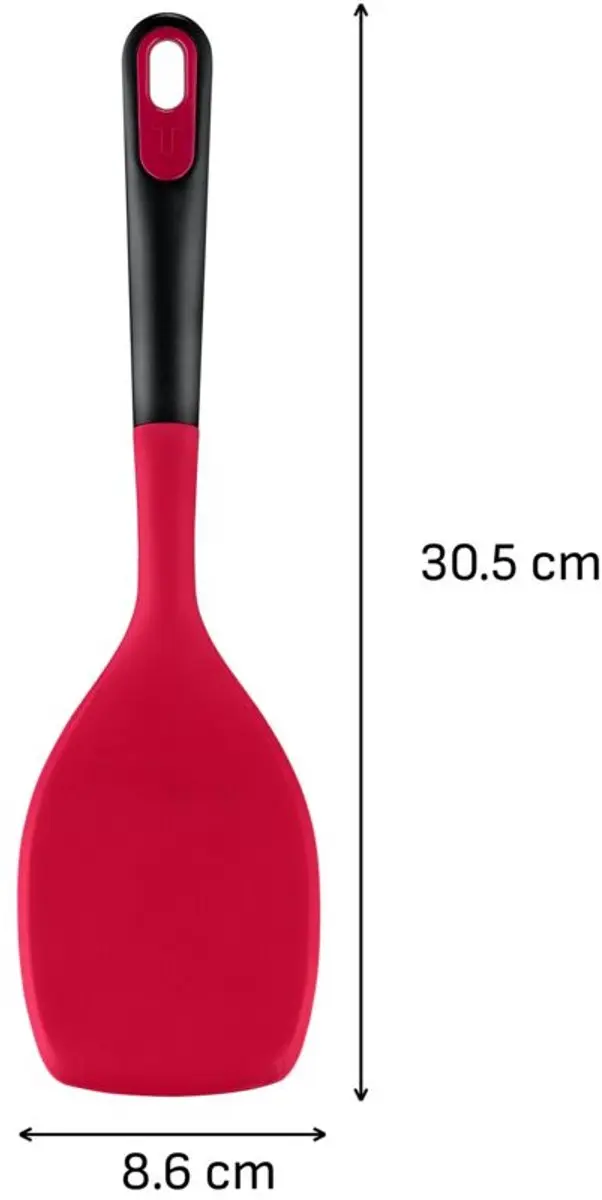 Tefal Ingenio Plus Flexibele Spatel - Rood & Zwart - afbeelding 6 van 6