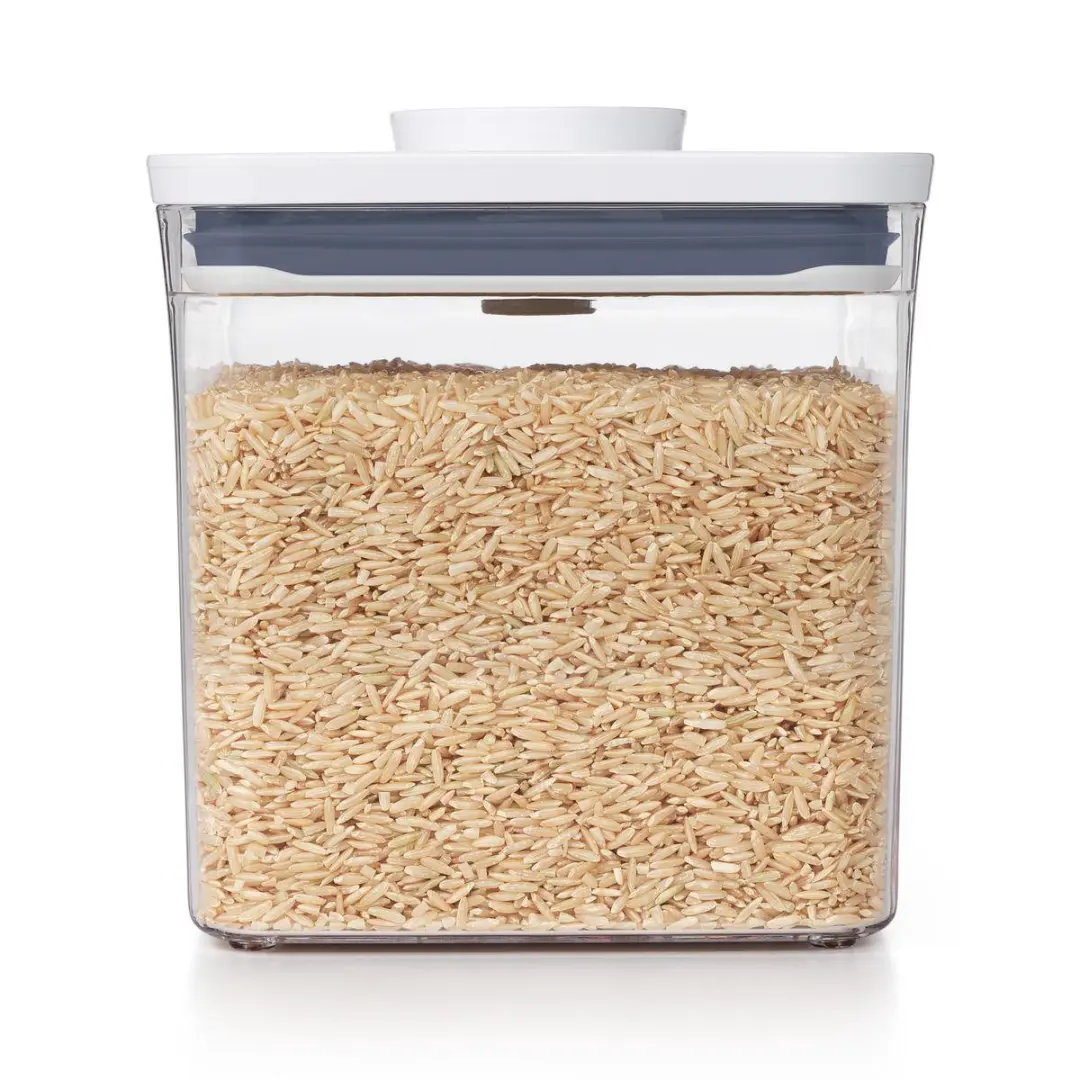 OXO POP Voorraadbus Groot Laag 2,6L - Transparant