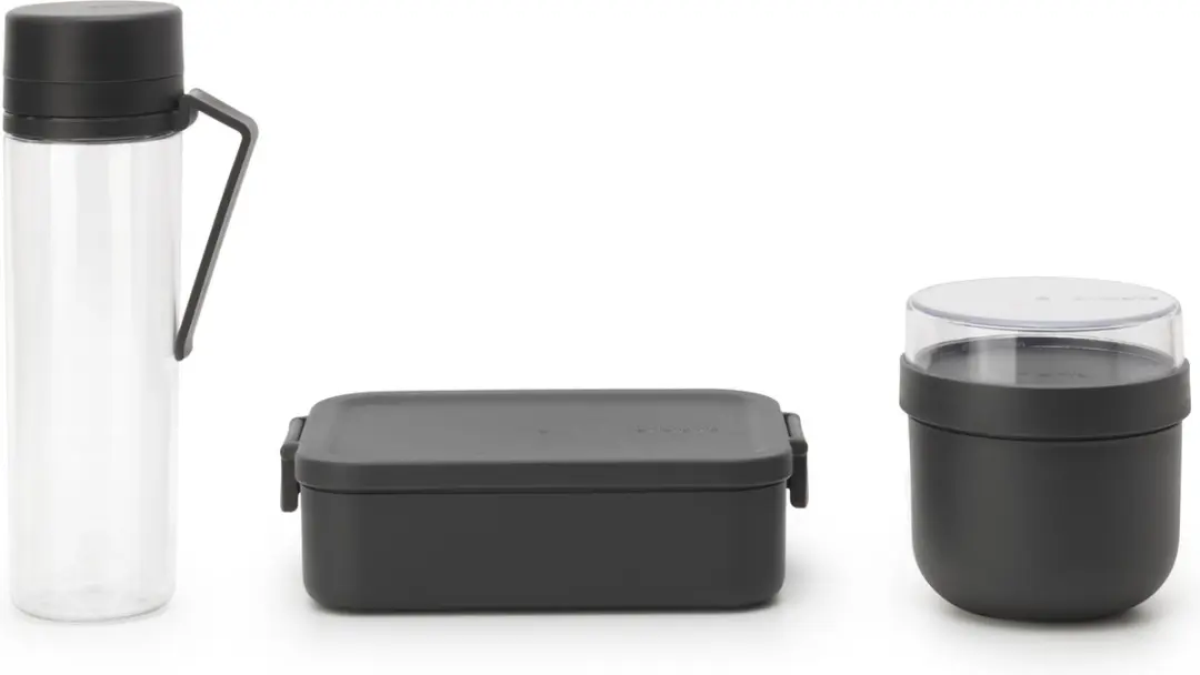 Brabantia Make & Take Ontbijtset 3-delig - Dark Grey