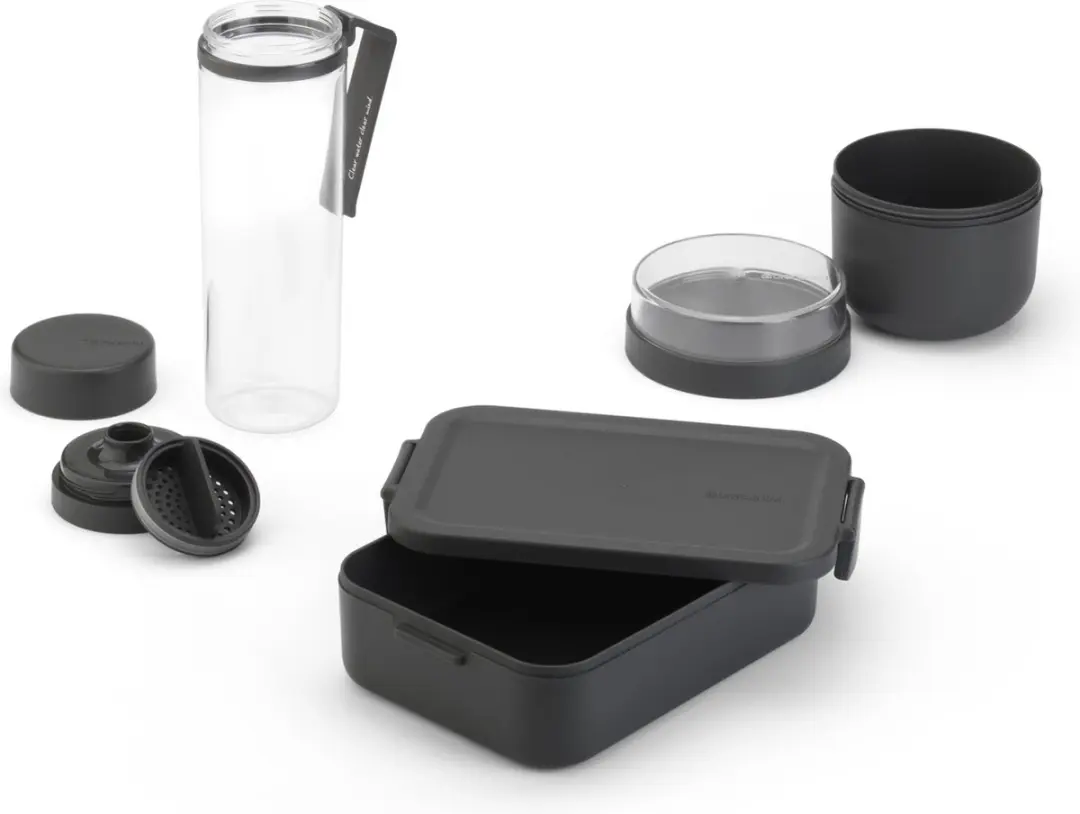 Brabantia Make & Take Ontbijtset 3-delig - Dark Grey