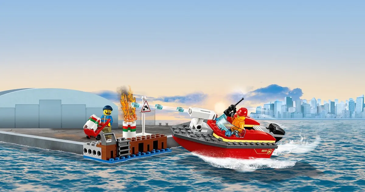LEGO City Brand aan de Kade 60213 - 97 Stukken - 2 Minifiguren