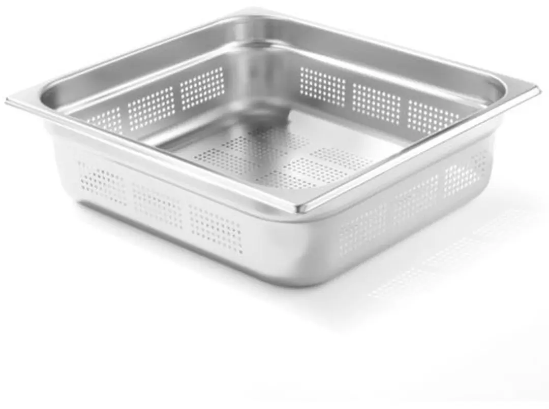 HENDI Gastronormbak 802328 - 9L - 100mm - Geperforeerd RVS