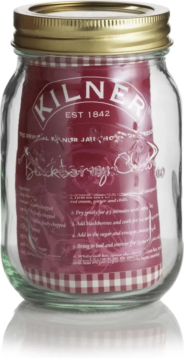 Kilner Weckpot Schroefdeksel 500ml - Goud
