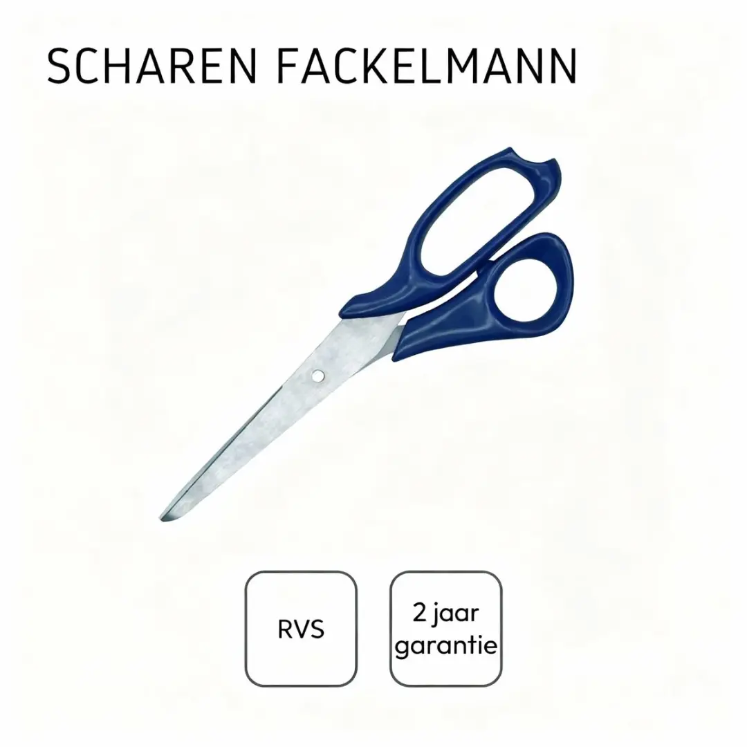 Fackelmann Elemental Keukenschaar - Blauw/Grijs