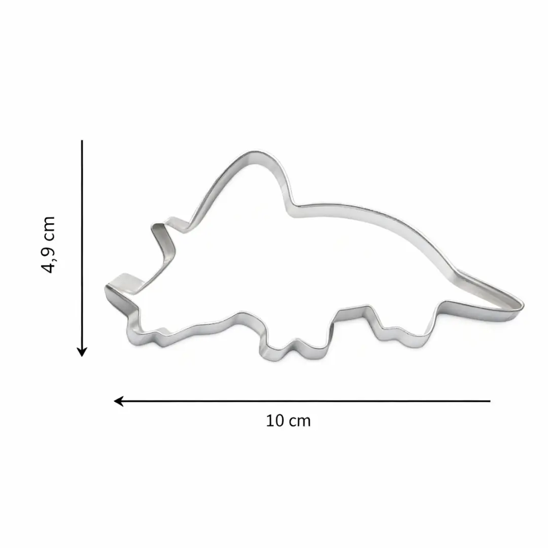 Zenker Dinosaurus Uitstekers - 4 Stuks - Grijs