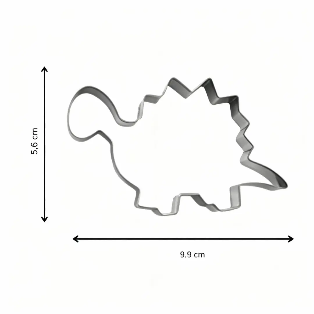Zenker Dinosaurus Uitstekers - 4 Stuks - Grijs