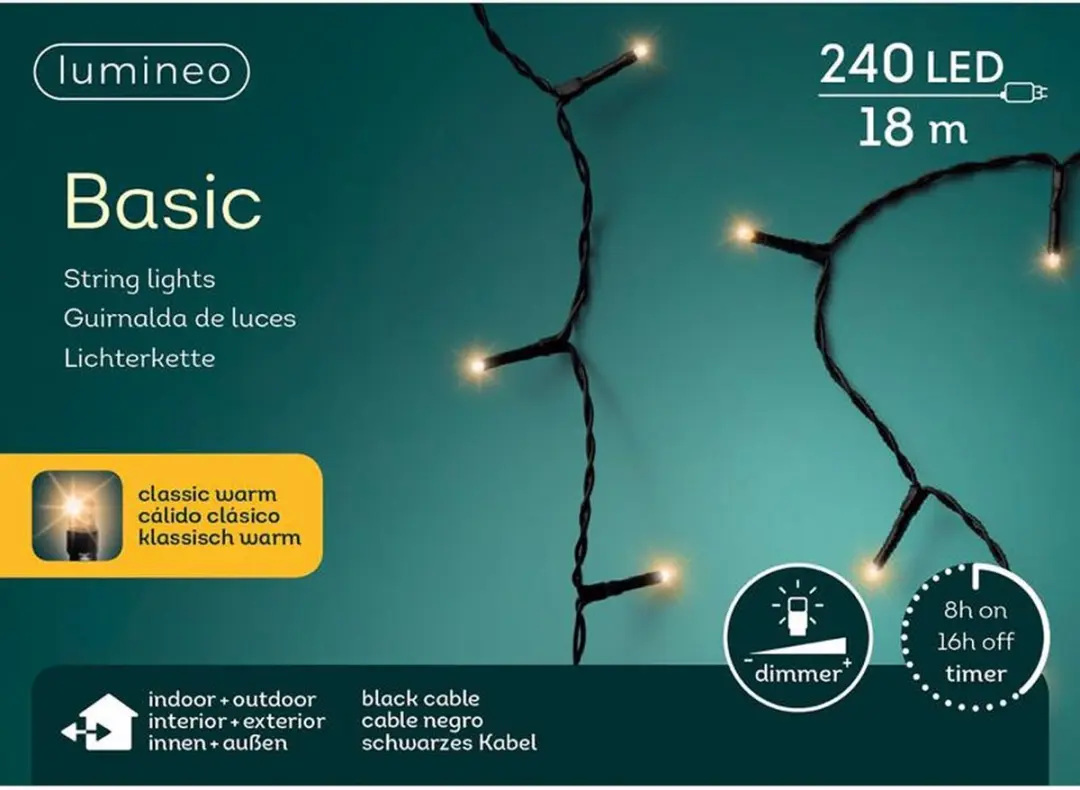 Lumineo Basic Lights Buiten LED-verlichting 240L - Wit - afbeelding 6 van 6