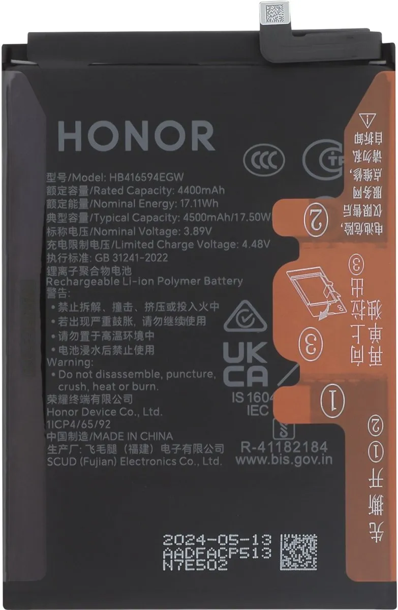 Honor X8a/90 Lite Originele Batterij 4500mAh