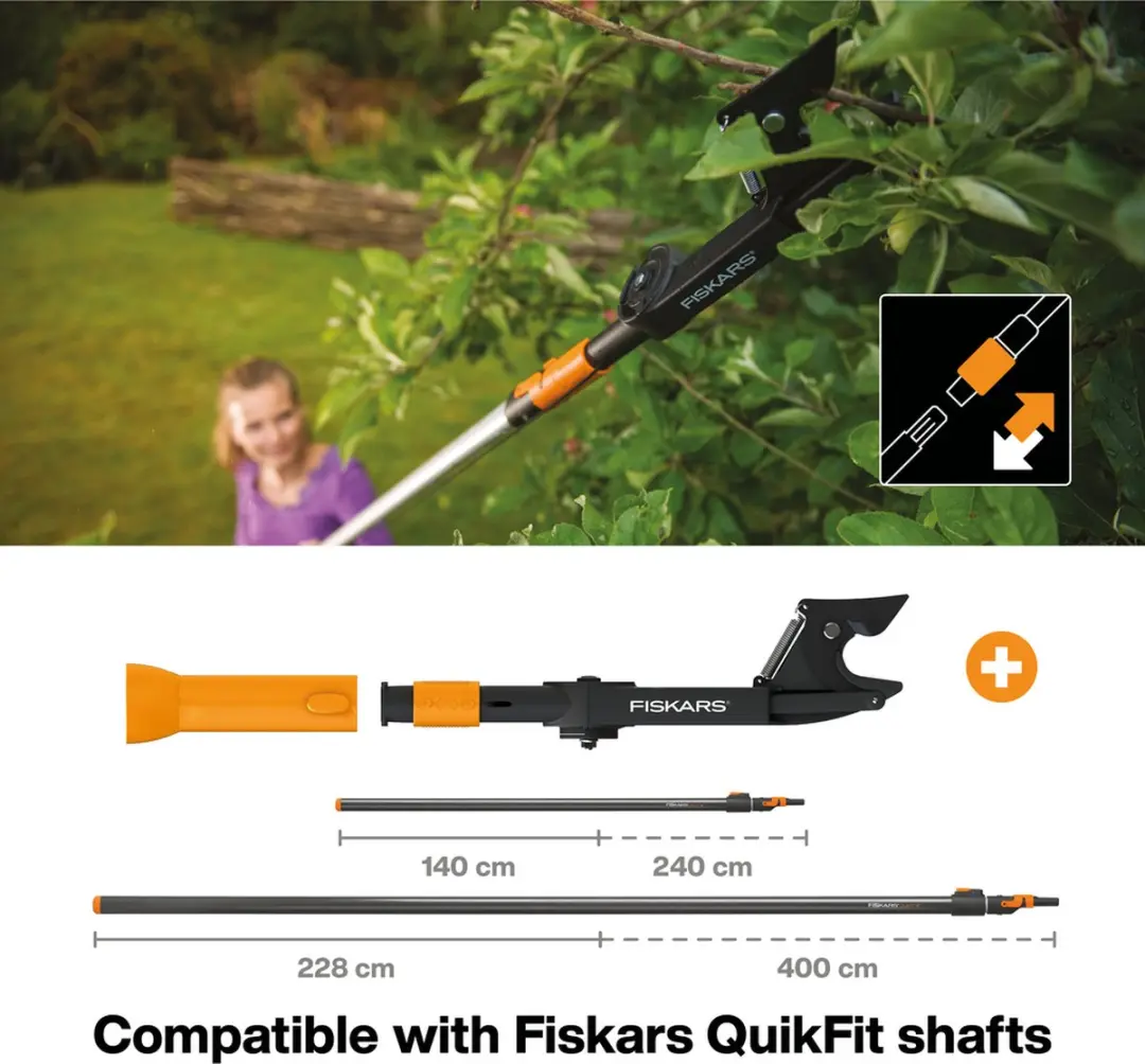 Fiskars Quikfit Telescoopsteel 1000666 - 240cm