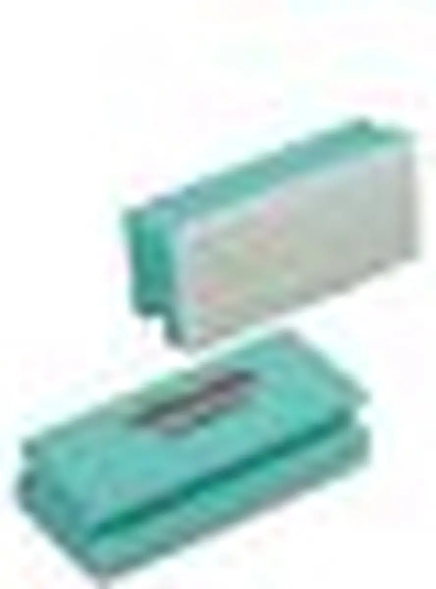 Vileda Glitzi Quattro Schuurspons - Groen/Wit - 10 Stuks