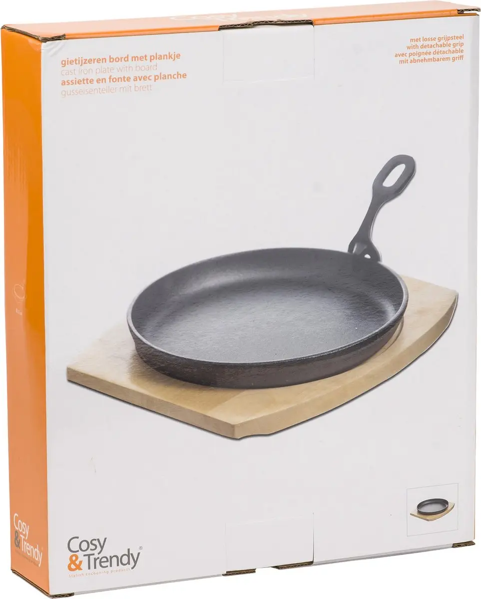 Cosy&Trendy Gietijzeren Pan Ø22cm - Bruin - afbeelding 4 van 4