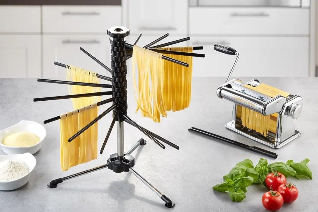 GEFU Diverso Pastadroger Groot - 16 Armen RVS - Zilver