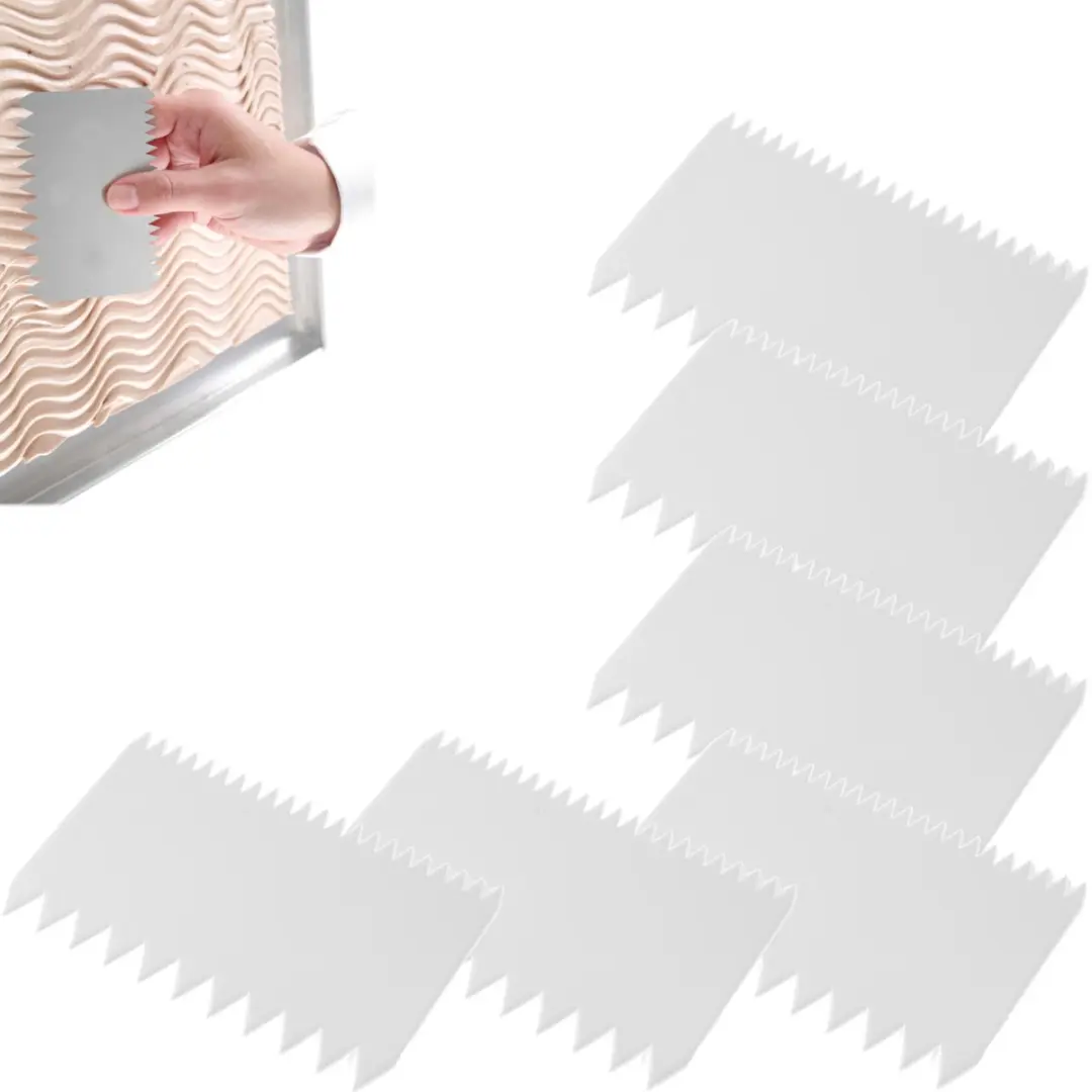 Hendi Taartdecoratie Zeskantige Schraper Set