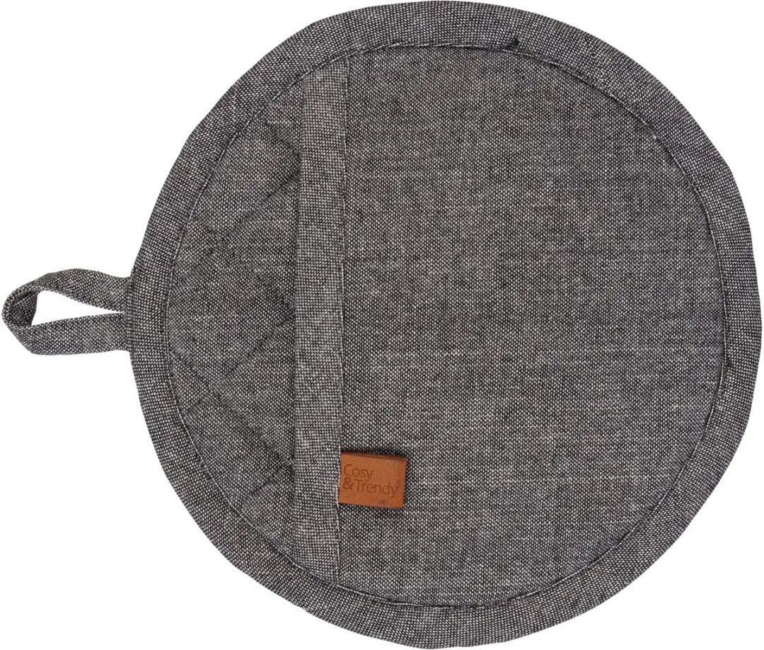 Cosy&Trendy Pannenlap Rond Chambray
