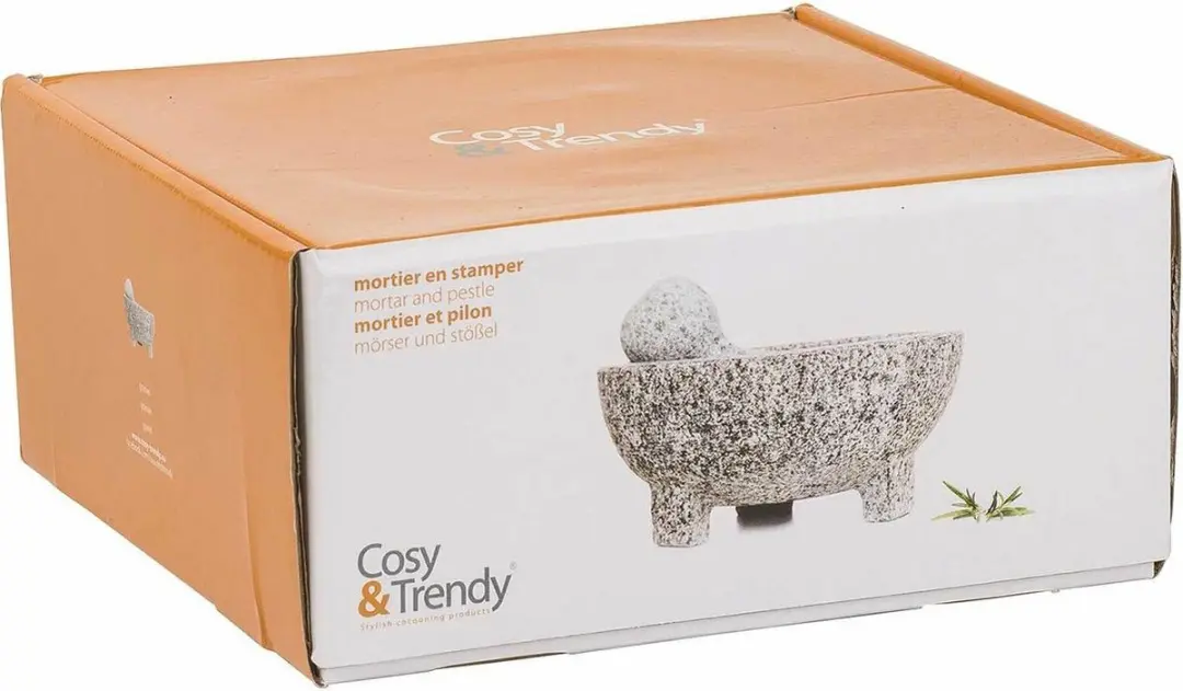Cosy&Trendy Vijzel Met Stamper Graniet Ø20cm