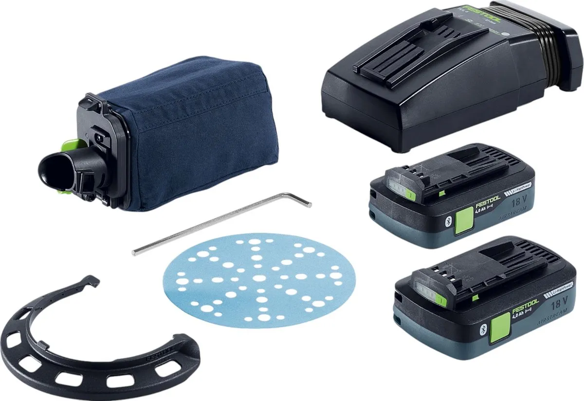 Festool ETSC 2 150 4.0 I-Plus Accu Excenterschuurmachine - 2x Accu