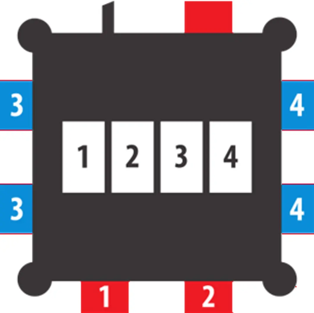 Brennenstuhl BSV 3/32 2 Stroomverdeler - 22kW - IP44 - Zwart/Rood