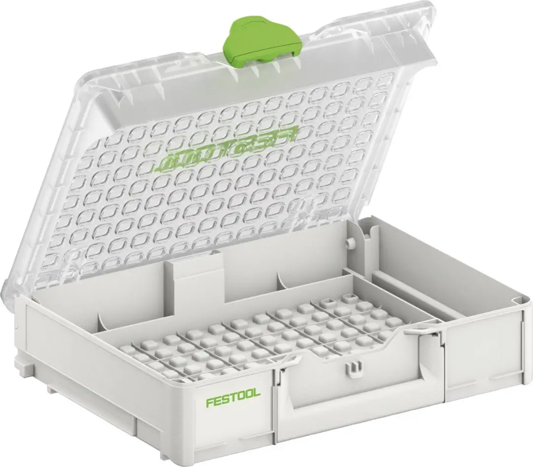Festool SYS3 ORG M 89 Systainer³ - 7.4L - 7 Vakken - Lichtgrijs