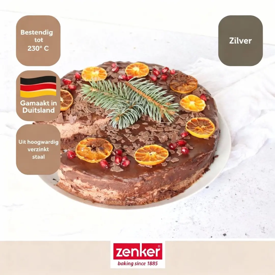 Zenker Springvorm 18cm - Grijs