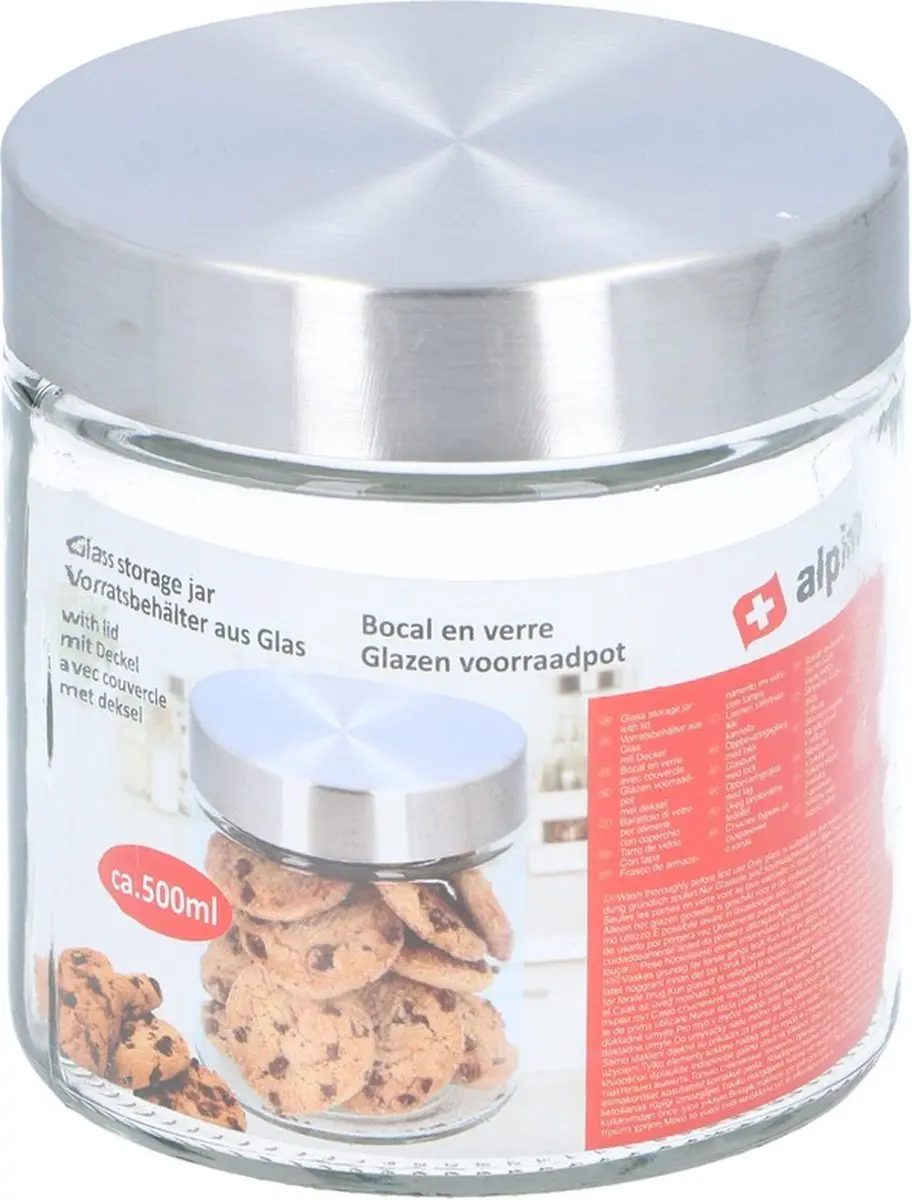 Alpina Luxe Voorraadpot 500ml Glas
