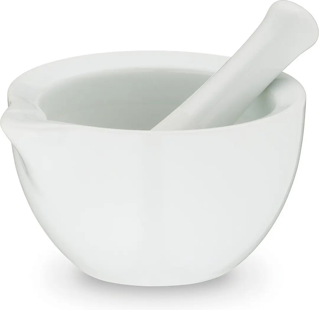 Kela Porseleinen Vijzel 10cm - wit