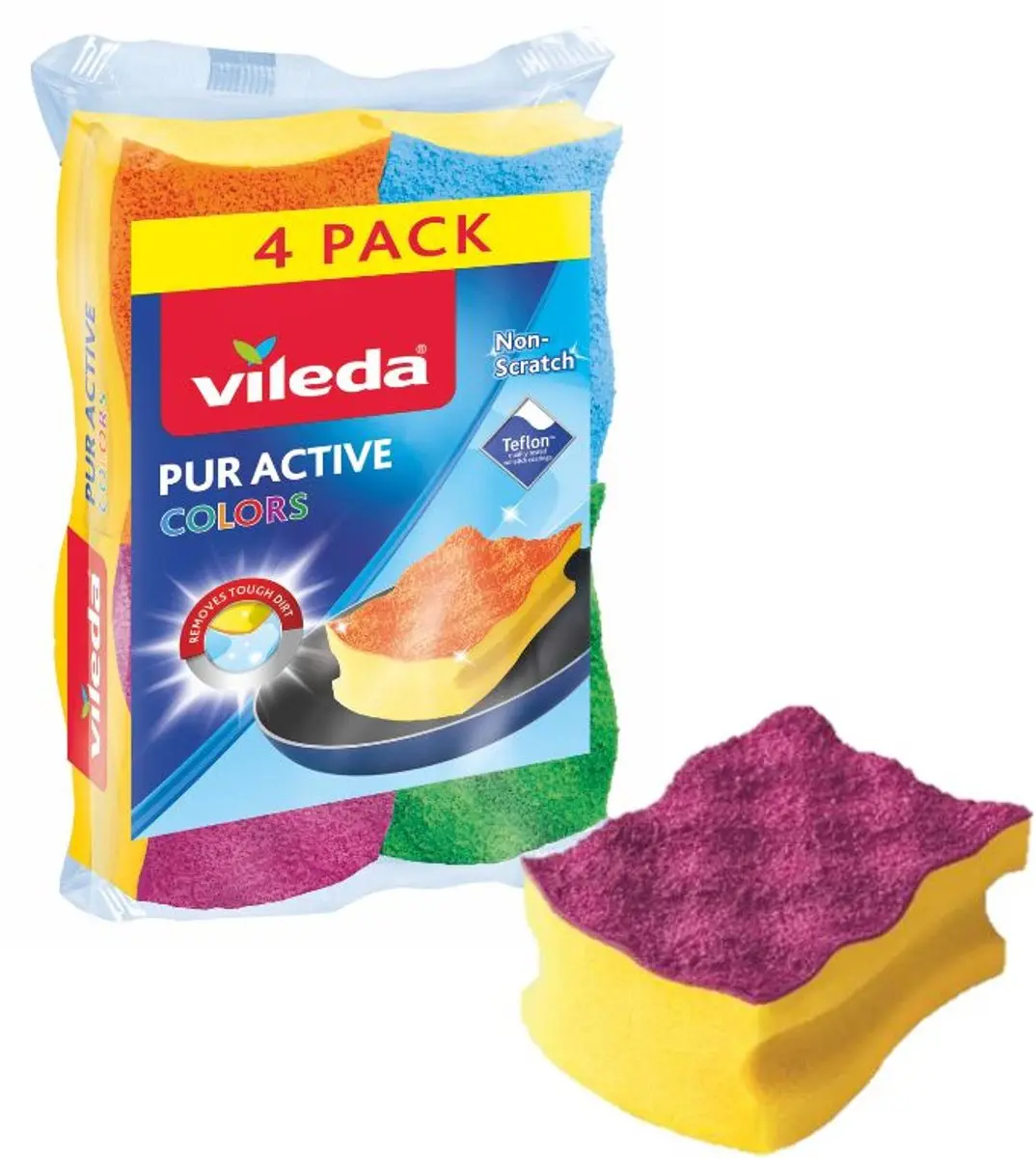 Vileda Colors Schuursponzen Mix