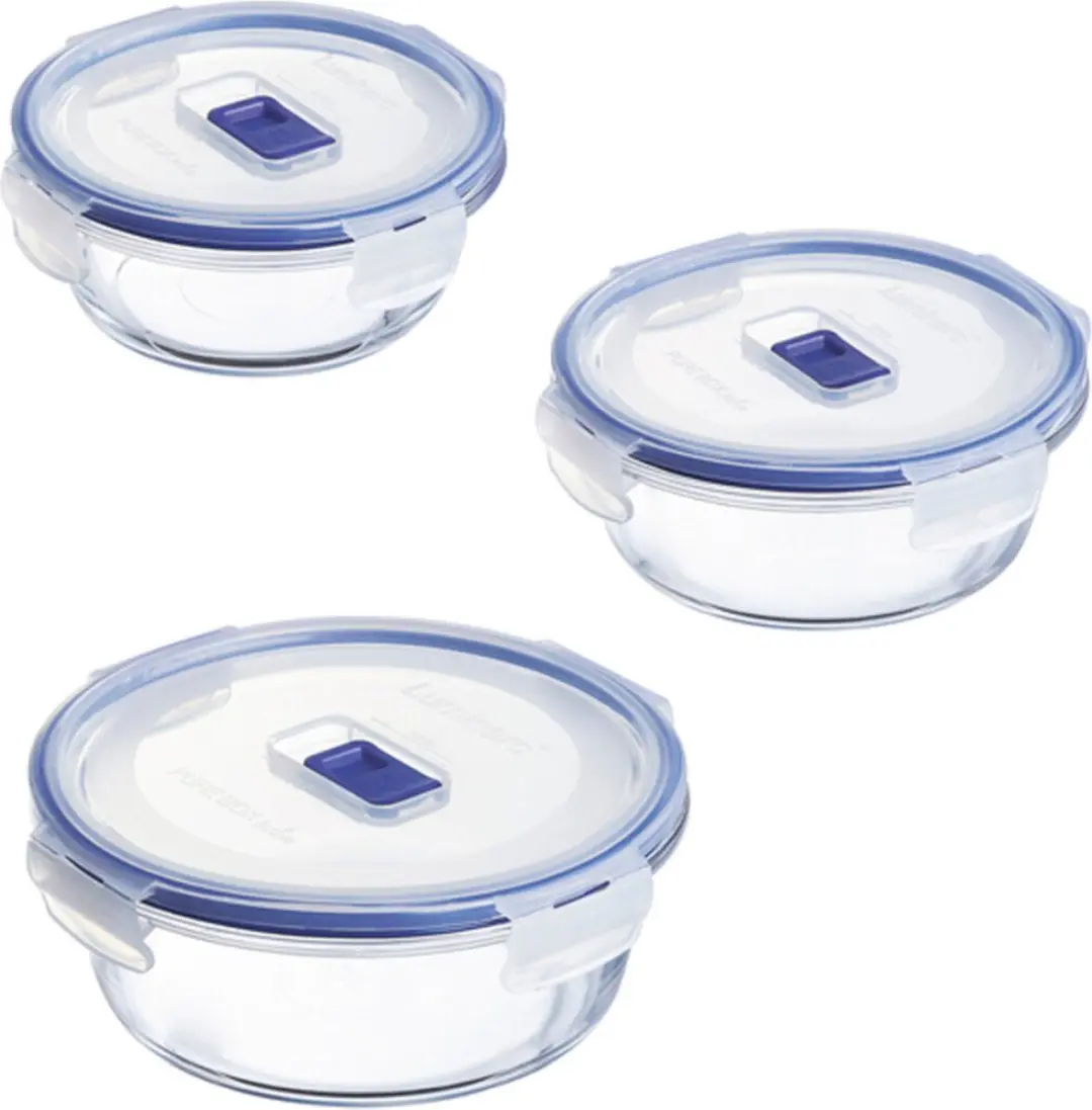 Luminarc Pure Box Active Verhoudbak Set 3 - 0.92L - Glas