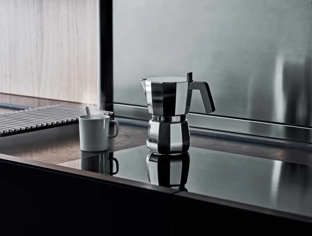 Alessi Percolator DC06/9 - 9 Koppen - Zilver - afbeelding 6 van 6